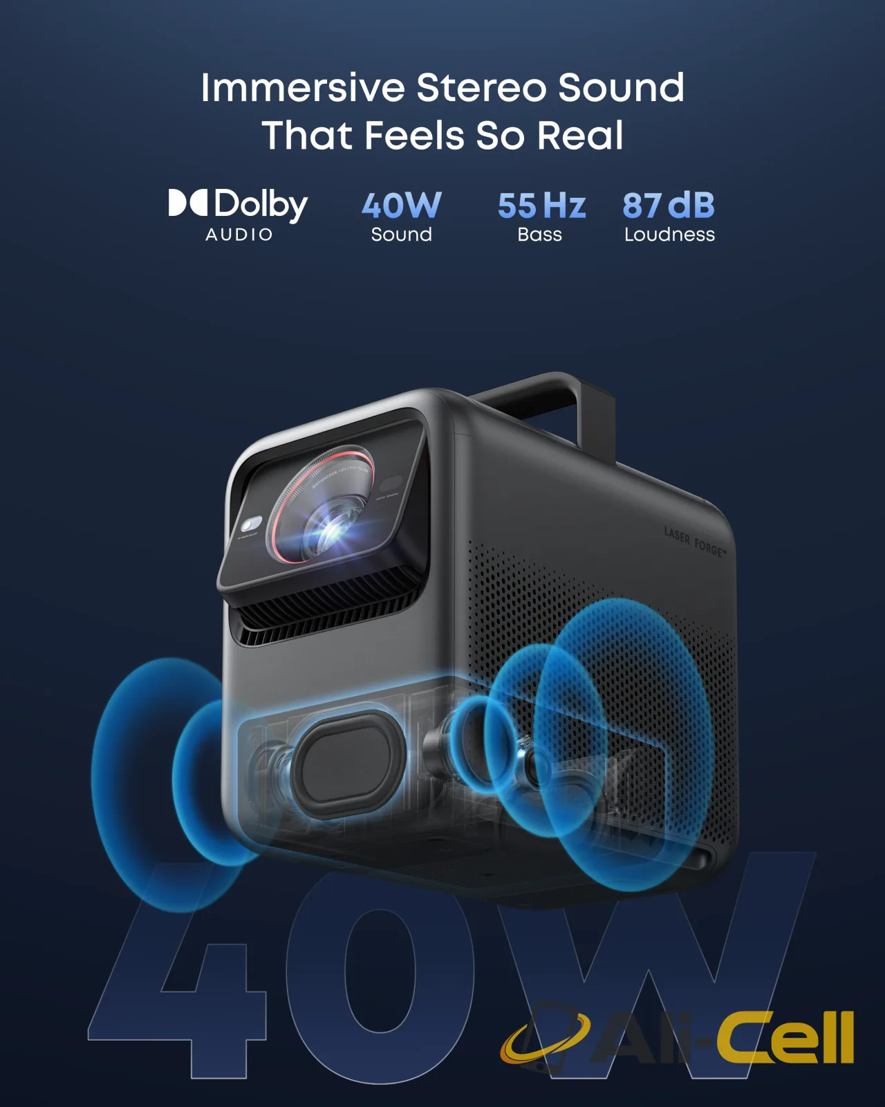 NEBULA X1 | 4K Triple Laser Projector with Dolby Audio — 4