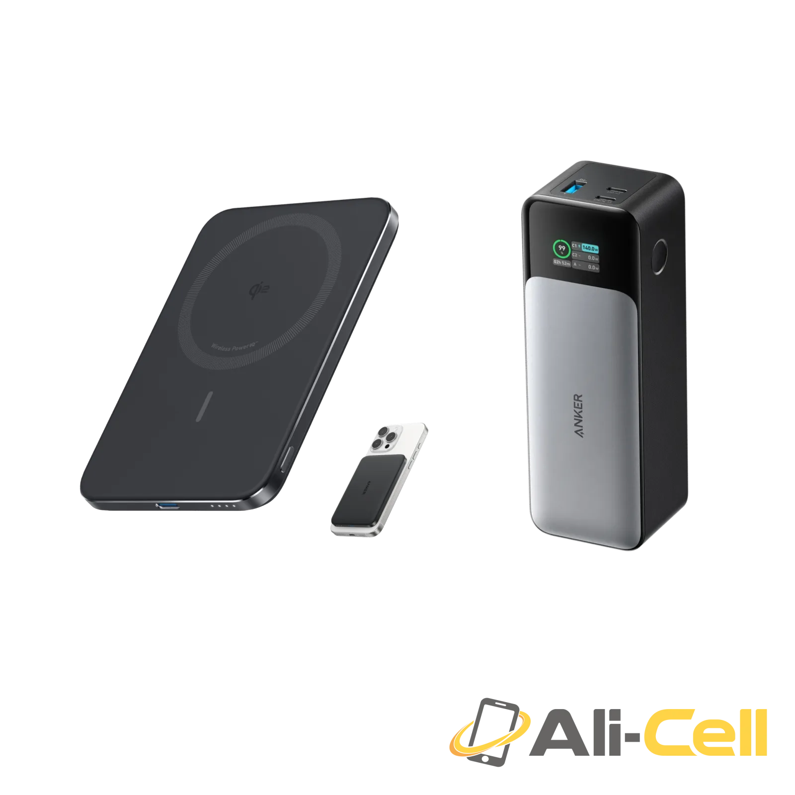 Anker Nano Power Bank (5K, MagGo, Slim) and Anker 737 Power Bank (PowerCore 24K)