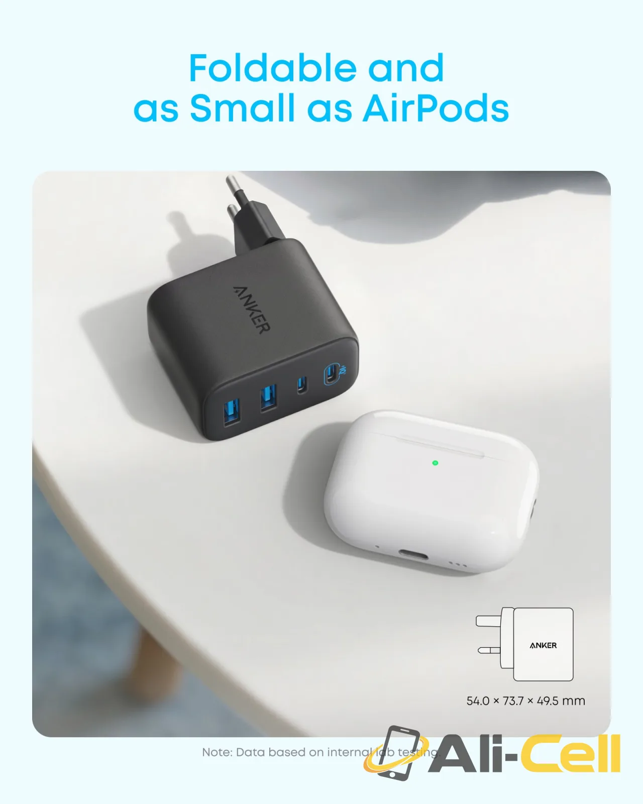 Anker Zolo Charger (50W, 4 Ports) (Black) — 5