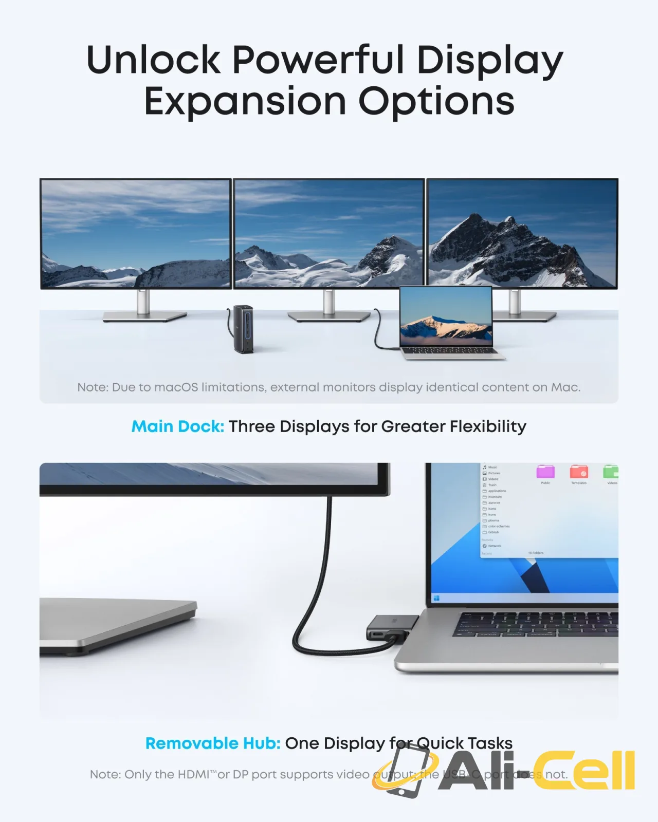 Anker Nano Docking Station (13-in-1, Triple Display, Built-In Removable Hub) — 3