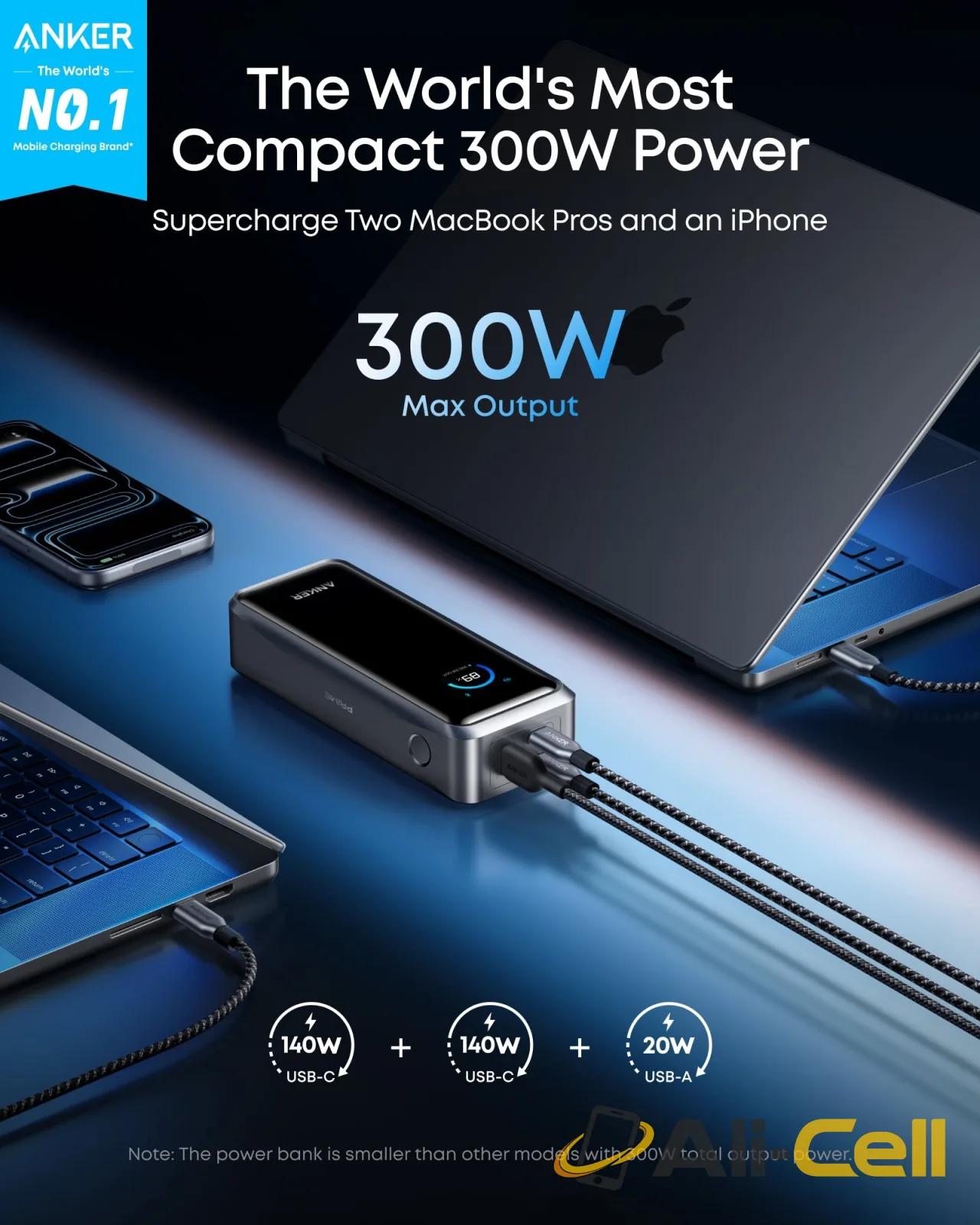 Anker Prime Charger (250W, 6 Ports, GaNPrime) — 3