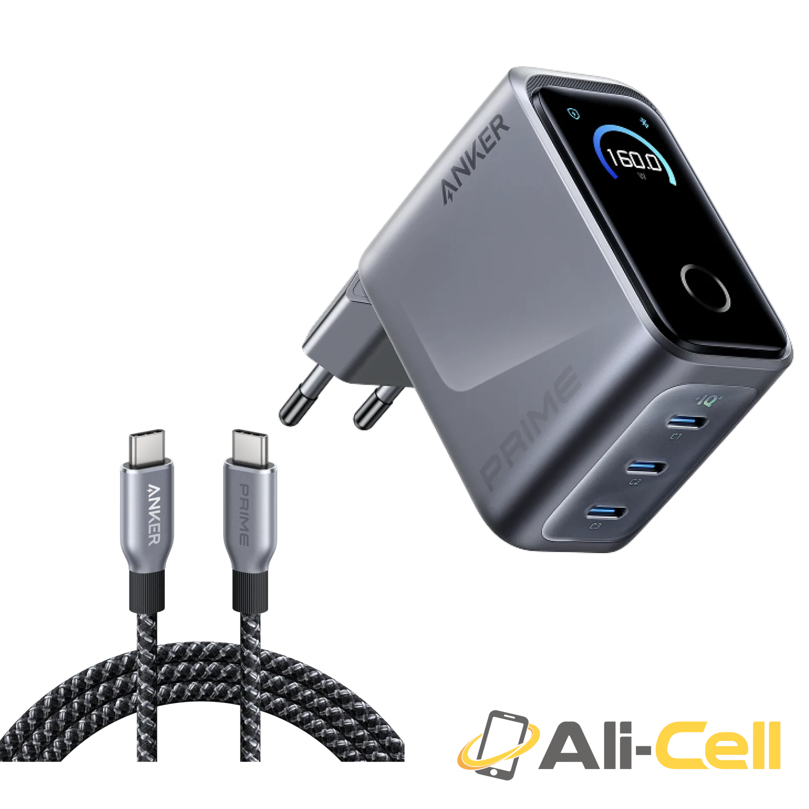Anker Prime Charger with Anker Prime USB-C to USB-C Cable