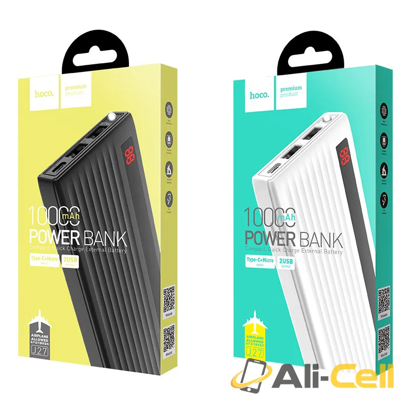 Power bank «J27 Power treasure» 10000 mAh dual USB output — 7
