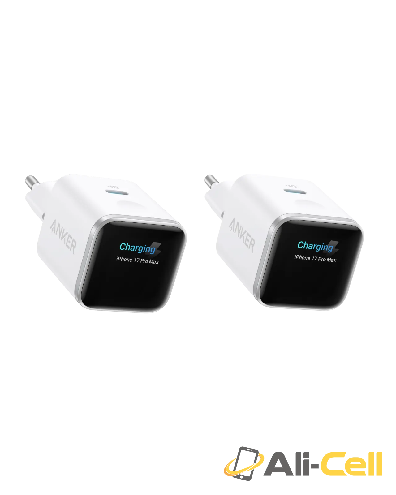 Anker Nano 45W Smart Display Charger (Aurora White | 2-Pack)