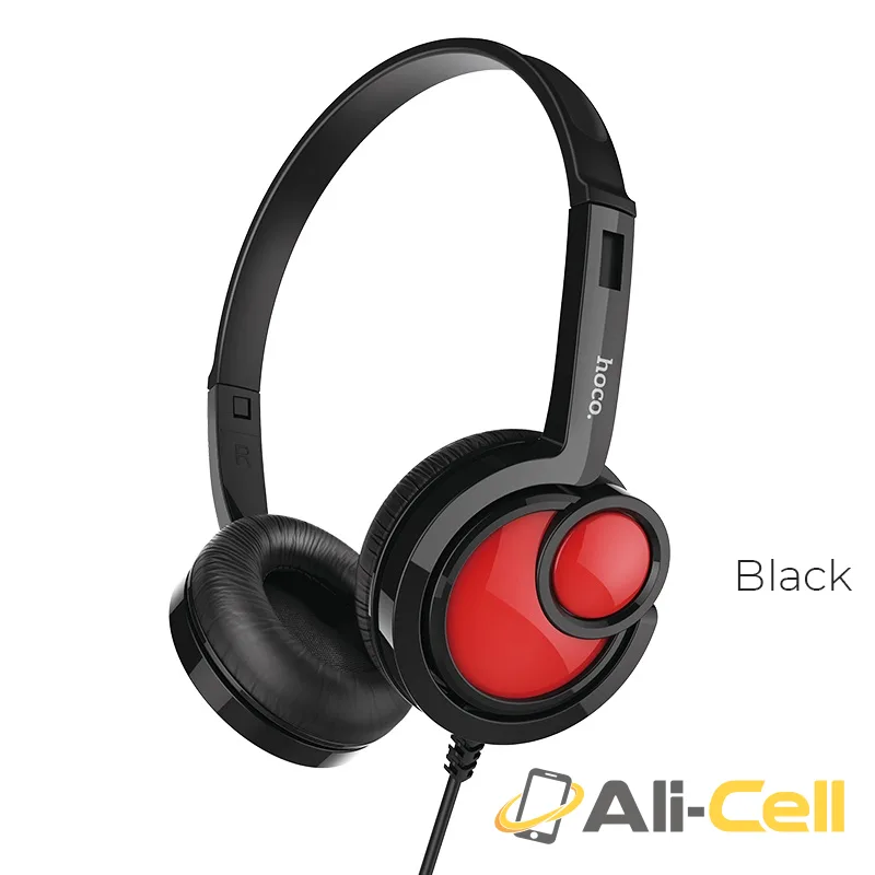 Wired headphones “W17 Delightful” with mic adjustable head beam