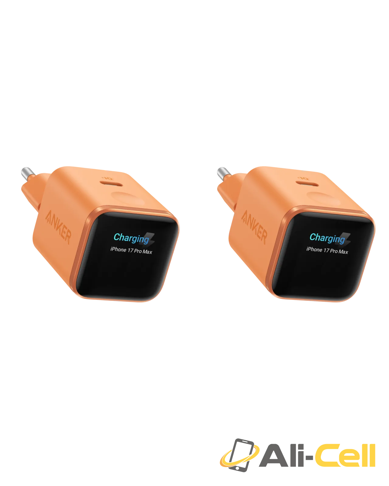 Anker Nano 45W Smart Display Charger (Orange | 2-Pack)