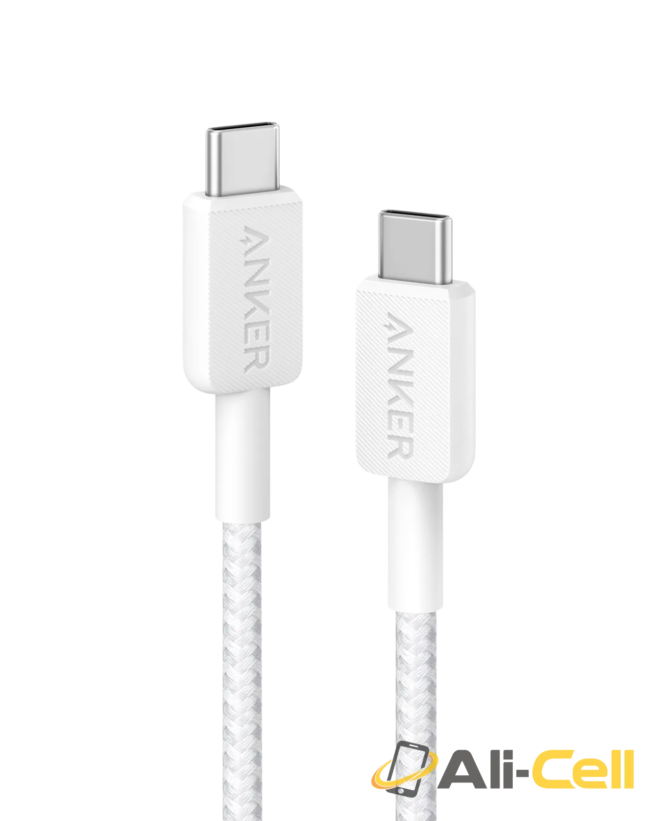 Anker 322 USB-C to USB-C Cable (3ft Braided) - White