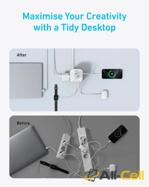 Anker USB Power Strip (12-in-1, 20W) Black — 4