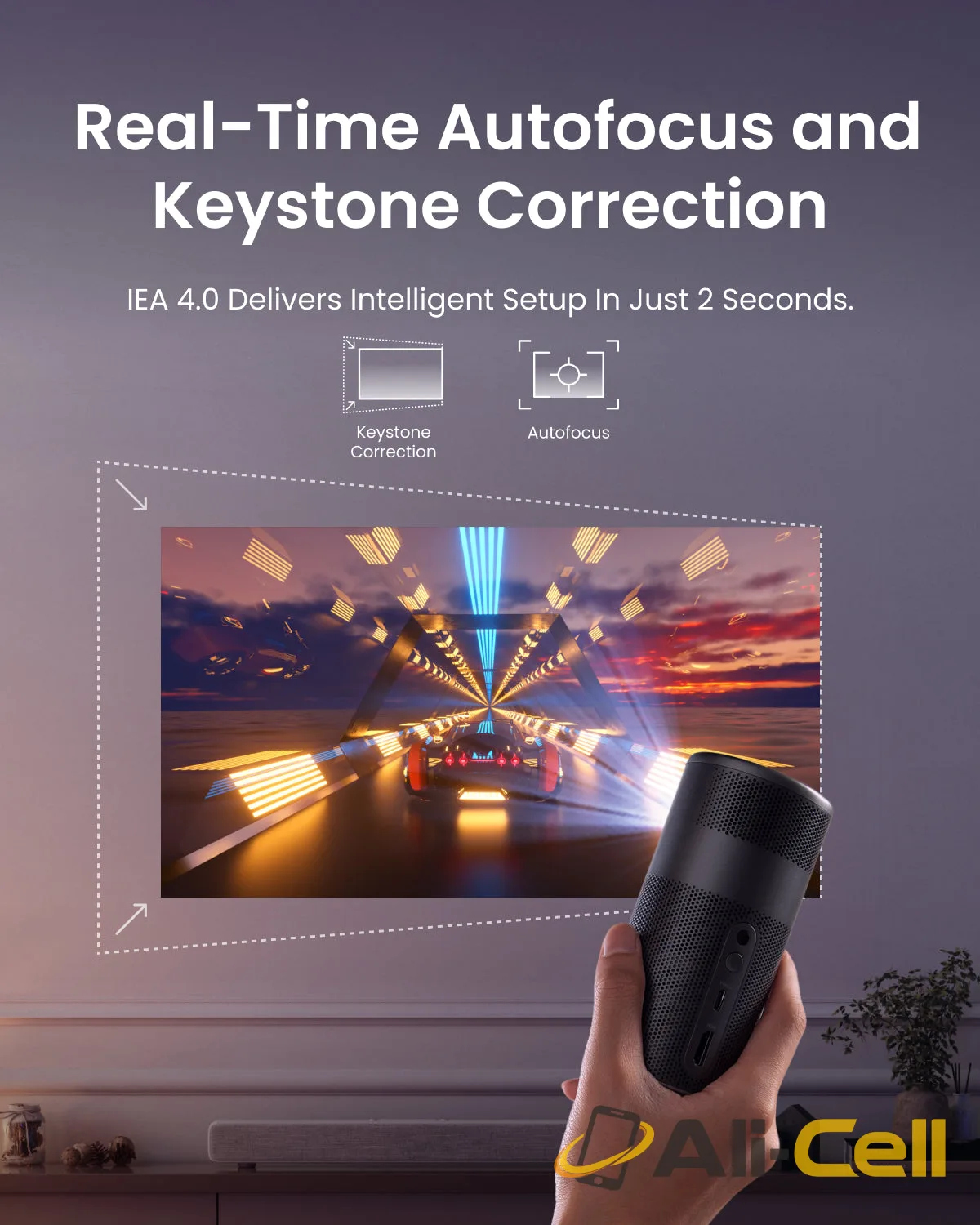 Capsule Air | The World's Smallest Google TV Projector — 4