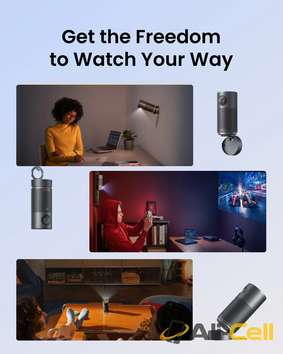 Capsule Air | The World's Smallest Google TV Projector — 6