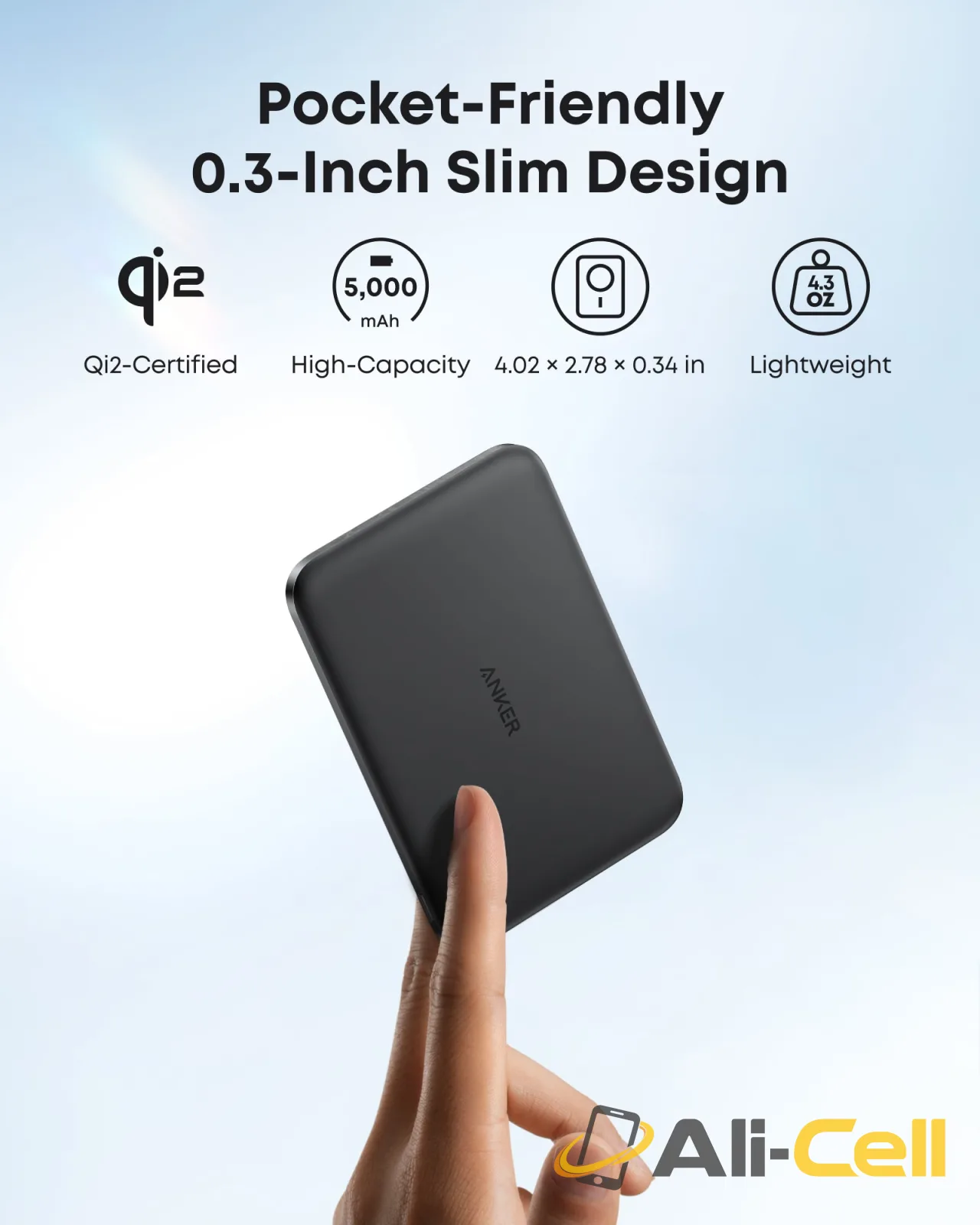 Anker Nano Power Bank (5K, MagGo, Slim) and Anker Prime USB-C to USB-C Cable (240W, Upcycled-Braided) — 5