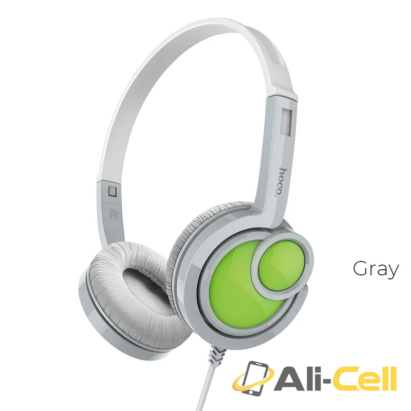 Wired headphones “W17 Delightful” with mic adjustable head beam