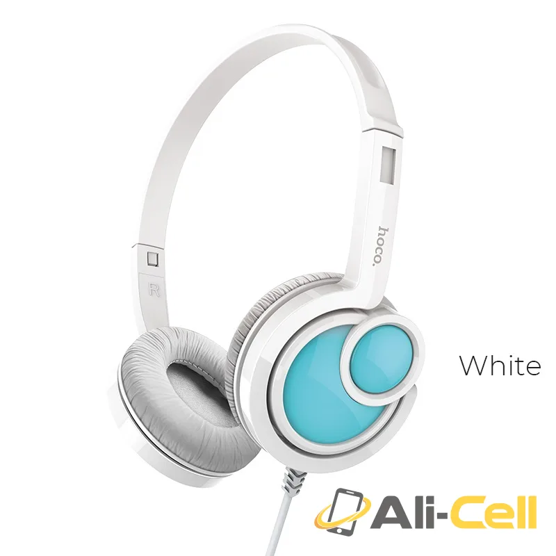 Wired headphones “W17 Delightful” with mic adjustable head beam
