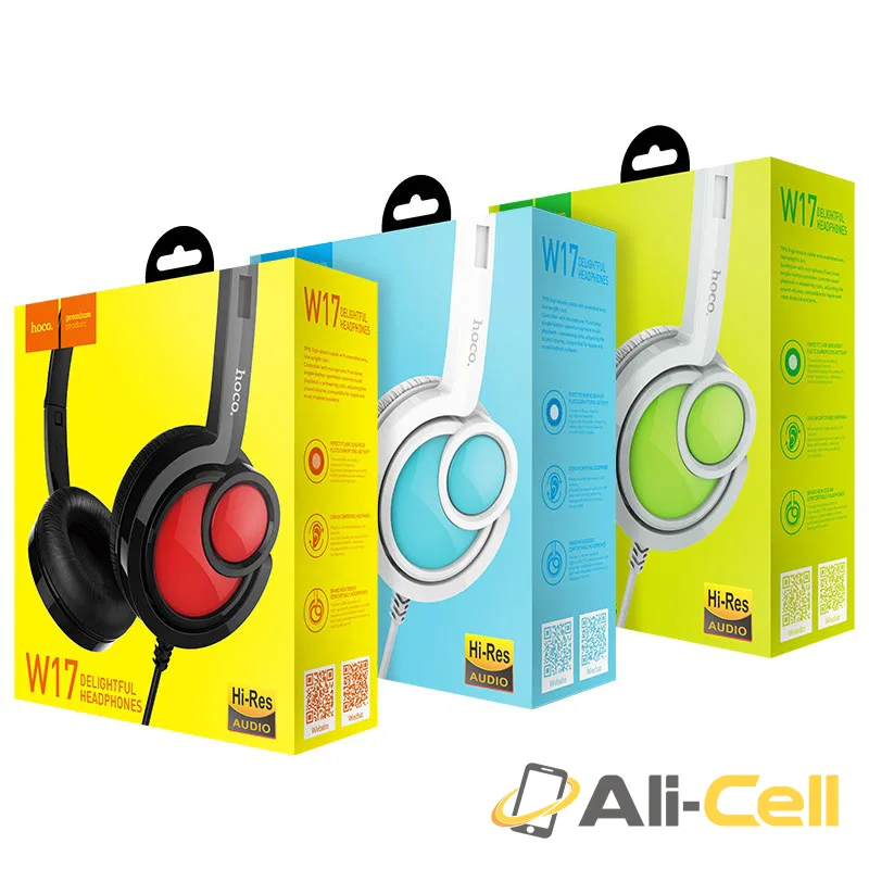 Wired headphones “W17 Delightful” with mic adjustable head beam — 7