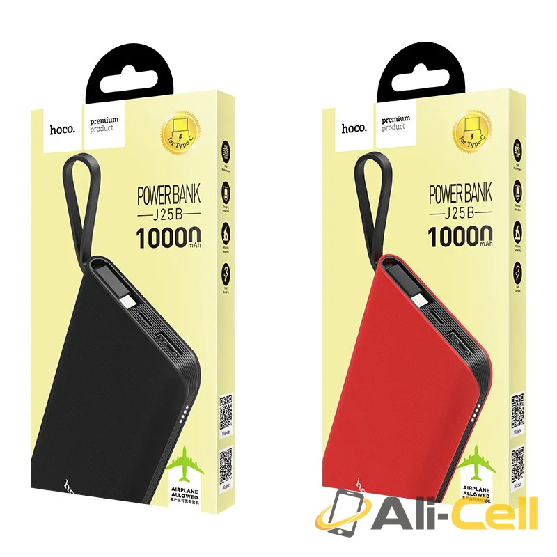 Power bank “J25B New power” 10000mAh single USB built-in Type-C cable — 7