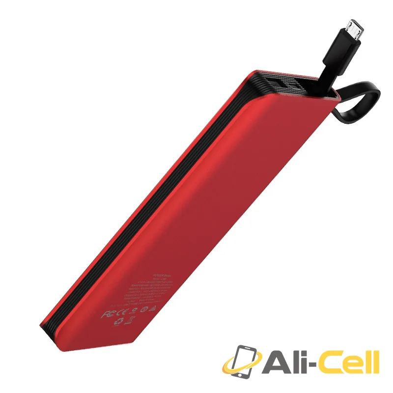 Power bank “J25A New power” 10000mAh single USB built-in Micro-USB cable — 4