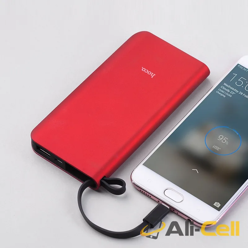 Power bank “J25A New power” 10000mAh single USB built-in Micro-USB cable — 5