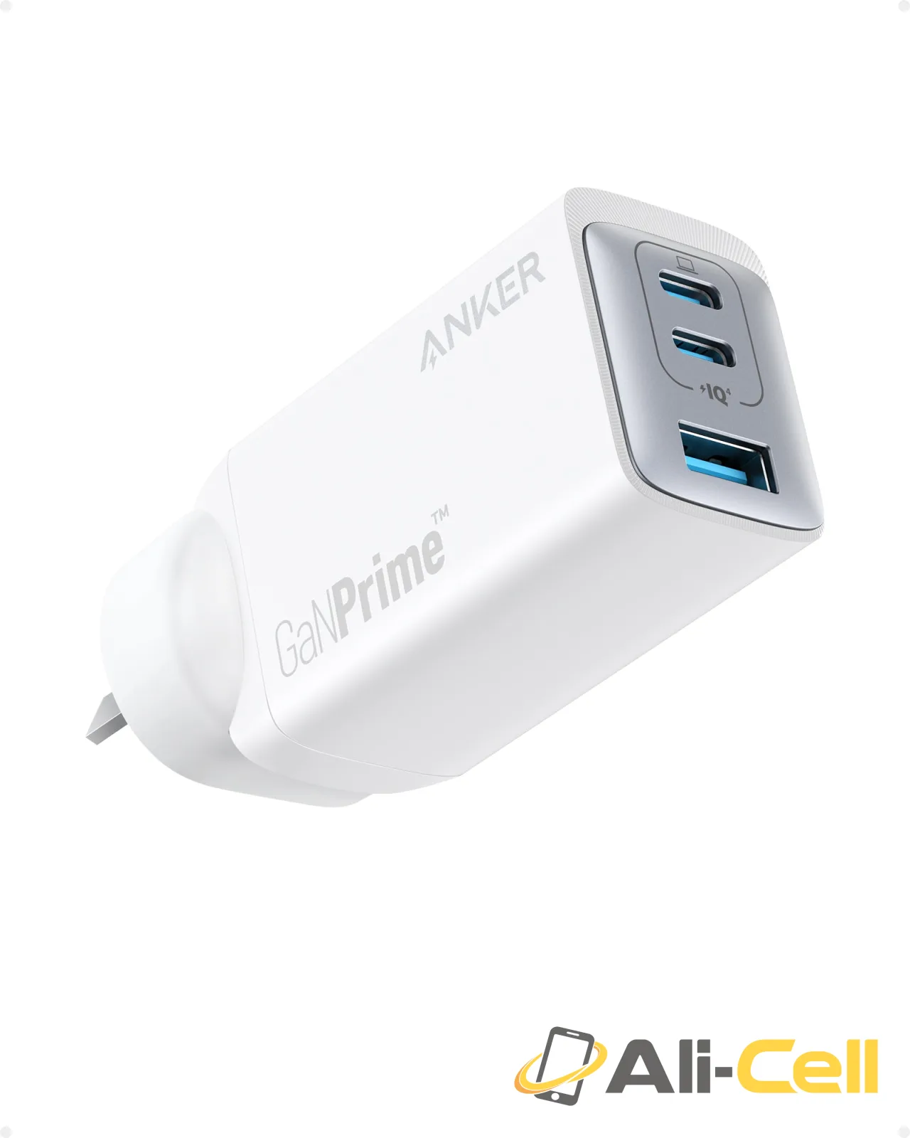 Anker 735 Charger (65W, 3 Ports, GaN) (White) — 7