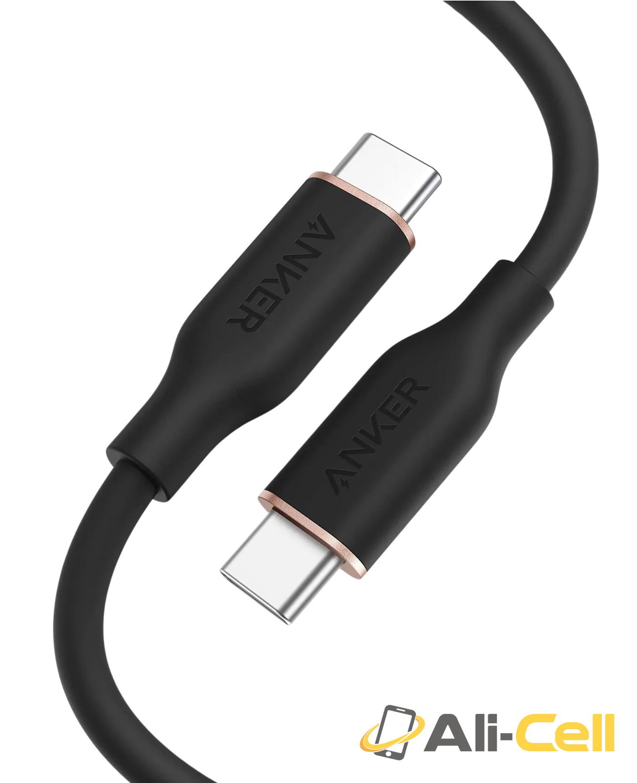 Anker 643 USB-C to USB-C Cable (Flow, Silicone) (91 cm / Lavender Grey)