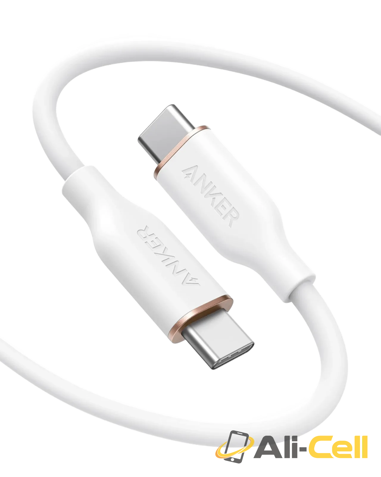 Anker 643 USB-C to USB-C Cable (Flow, Silicone) (182 cm / Cloud White)