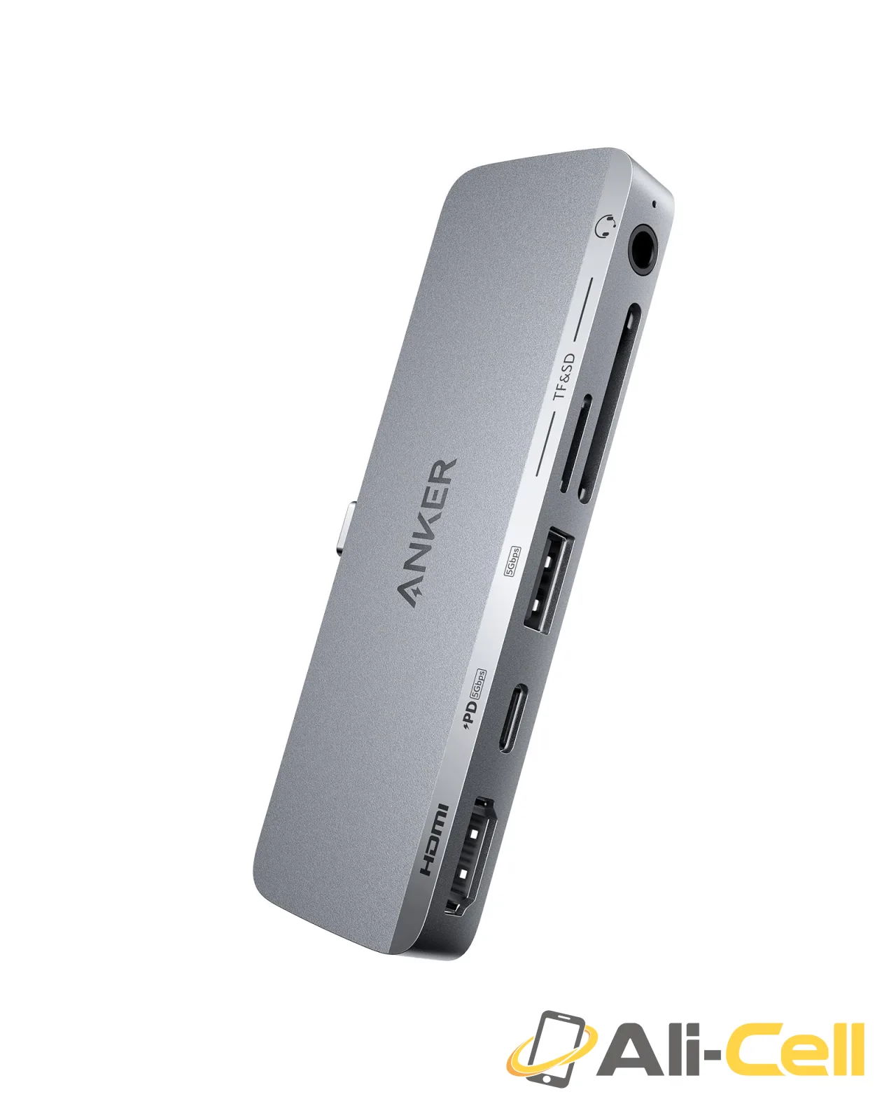 Anker 541 USB-C Hub (6-in-1, for iPad) (Grey)