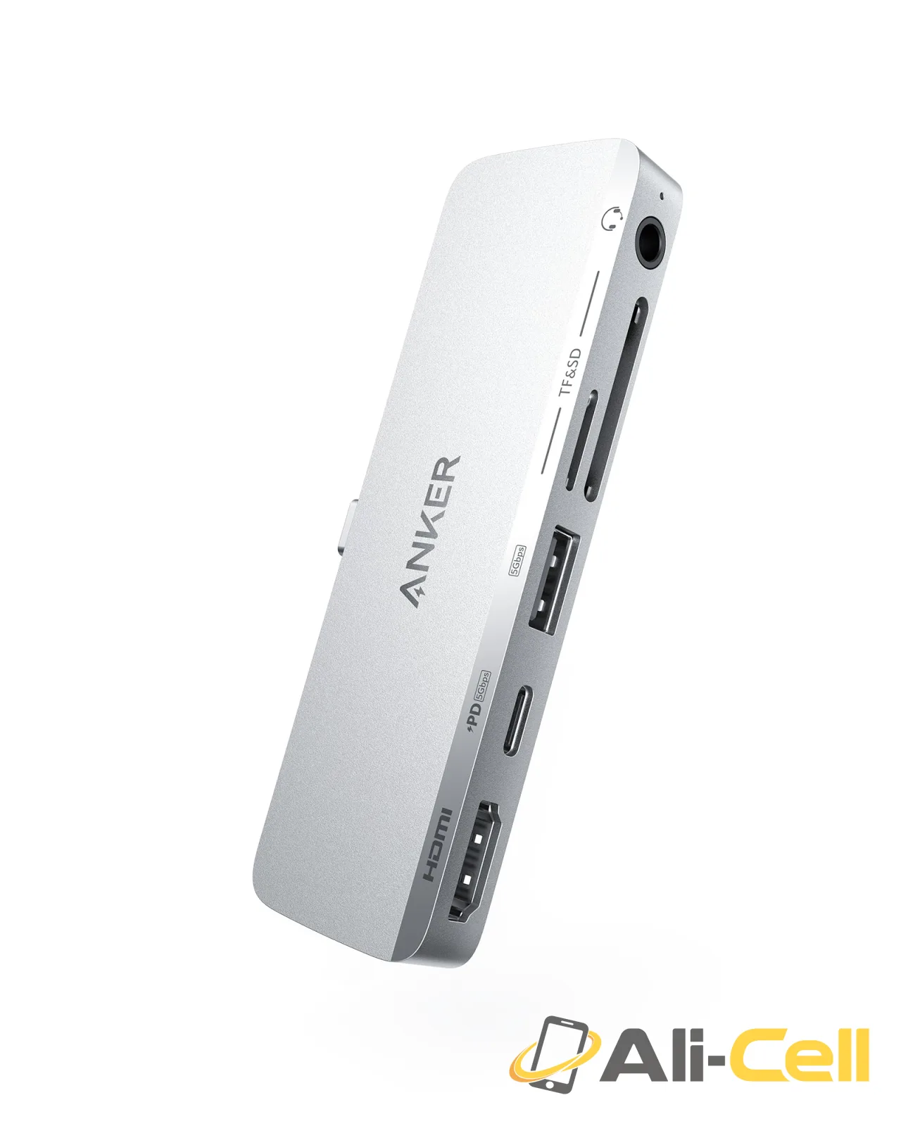 Anker 541 USB-C Hub (6-in-1, for iPad) (Grey) — 7