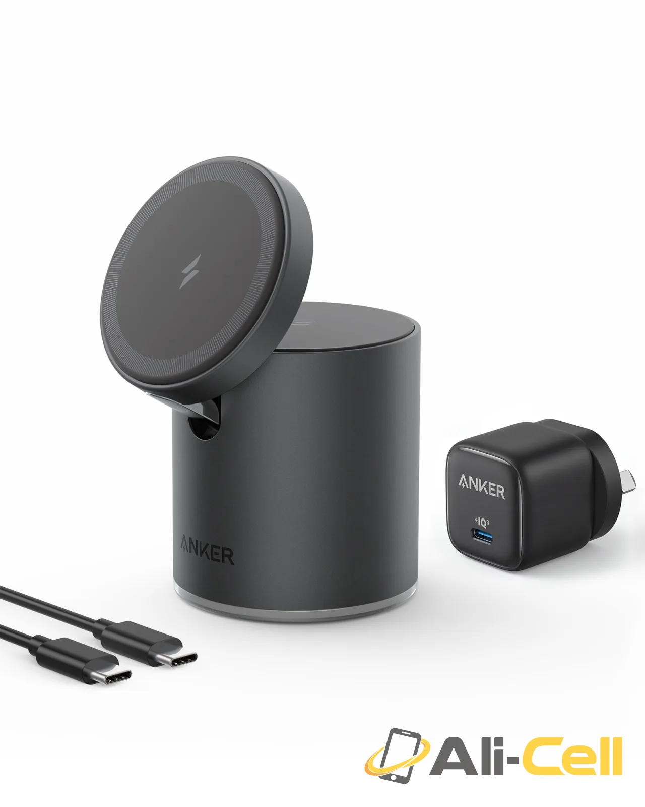 Anker 623 Magnetic Wireless Charger (MagGo) (Black Bundle)