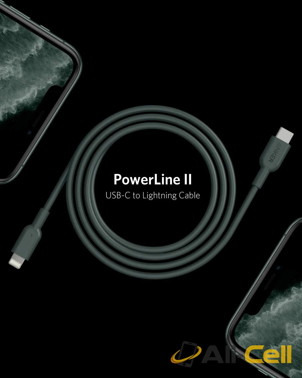 Anker 321 USB-C to Lightning Cable (91 cm/182 cm) (Black / 91 cm) — 3