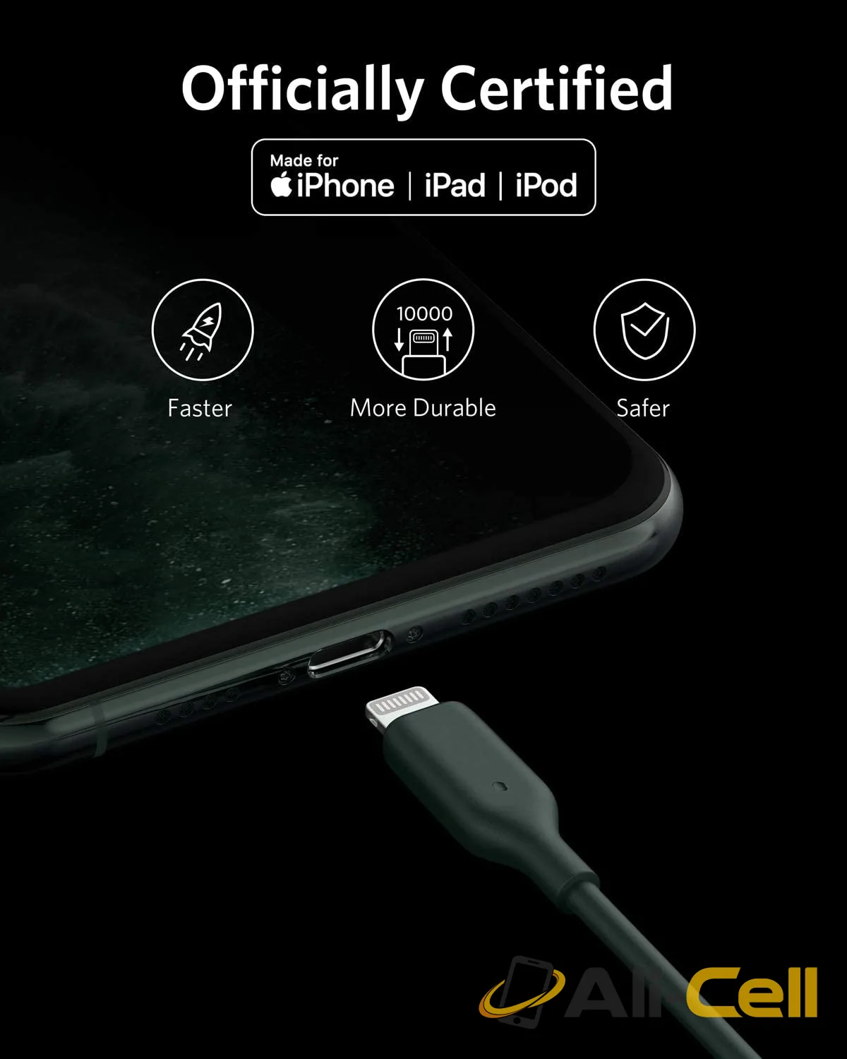 Anker 321 USB-C to Lightning Cable (91 cm/182 cm) (Black / 91 cm) — 6