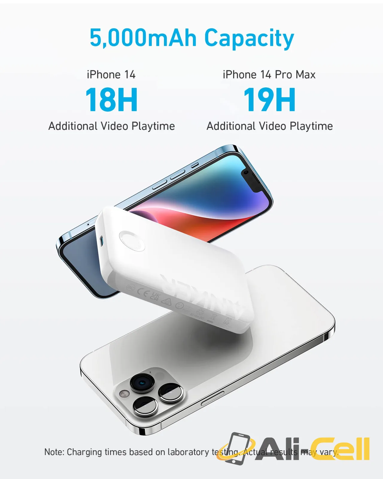 Anker for Magsafe Powerbank, 321 MagGo Battery (PowerCore Magnetic), 5,000mAh Magnetic Wireless Portable Charger (Sprout Green) — 7