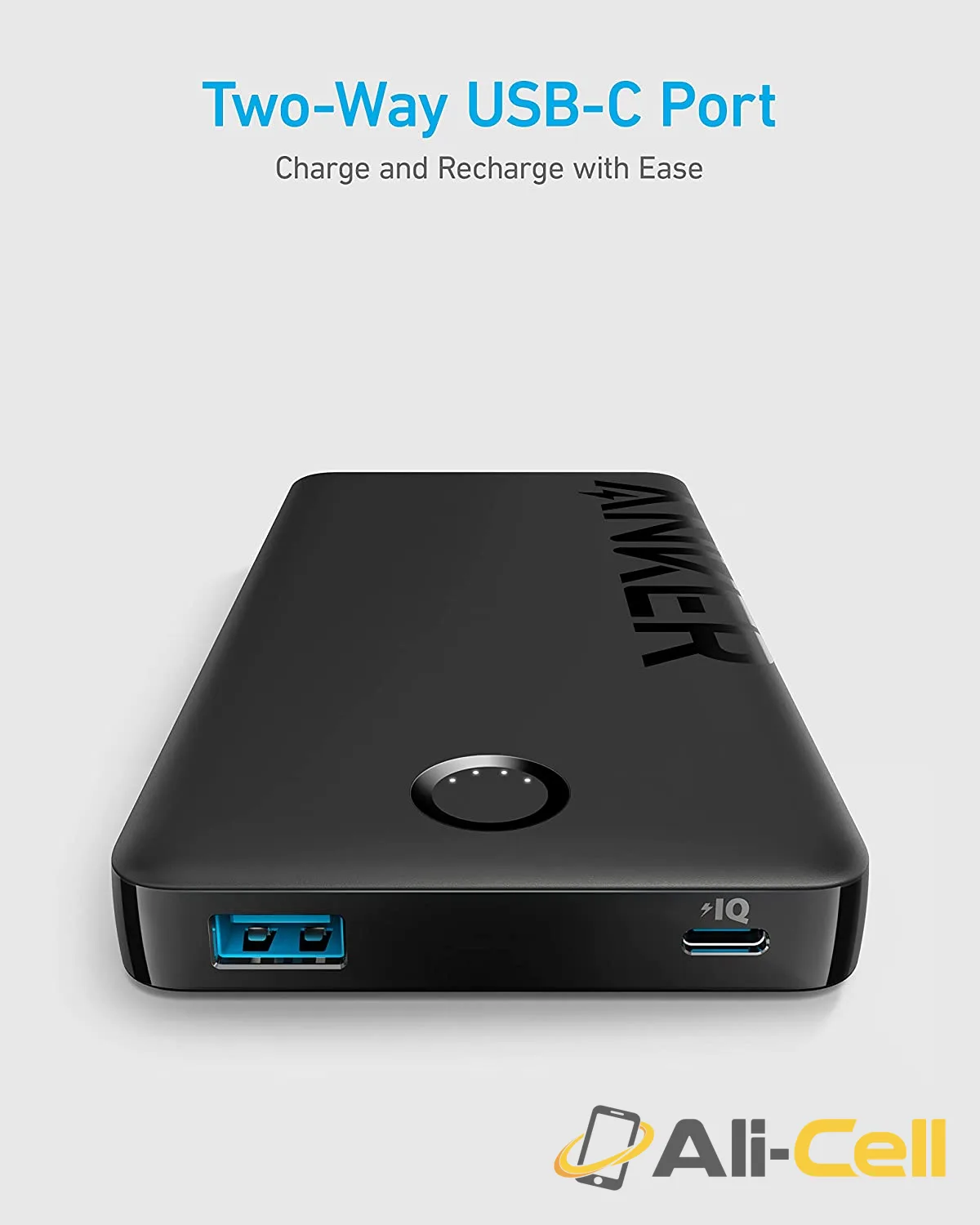 Anker 323 USB-C Power Bank (PowerCore PIQ) (Green) — 8