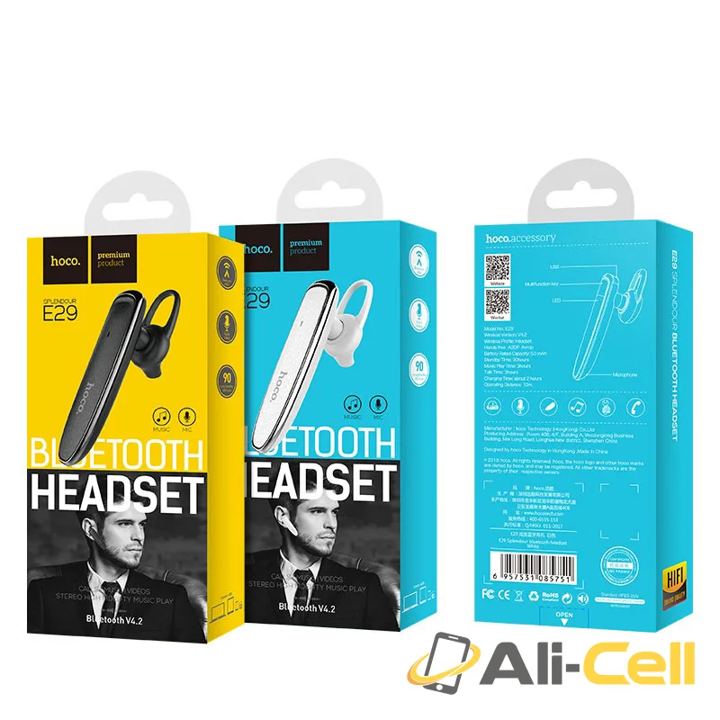 Wireless headset “E29 Splendour” earphone with mic — 7