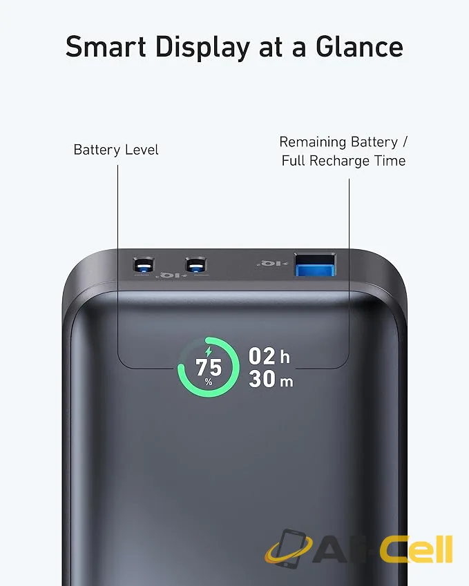 Anker 533 Power Bank(PowerCore 30W） (Black) — 6
