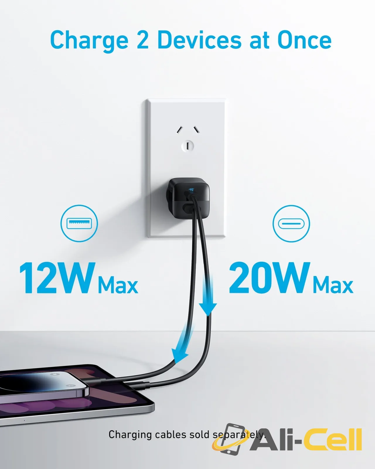 2 x Anker 323 Charger (33W) — 3