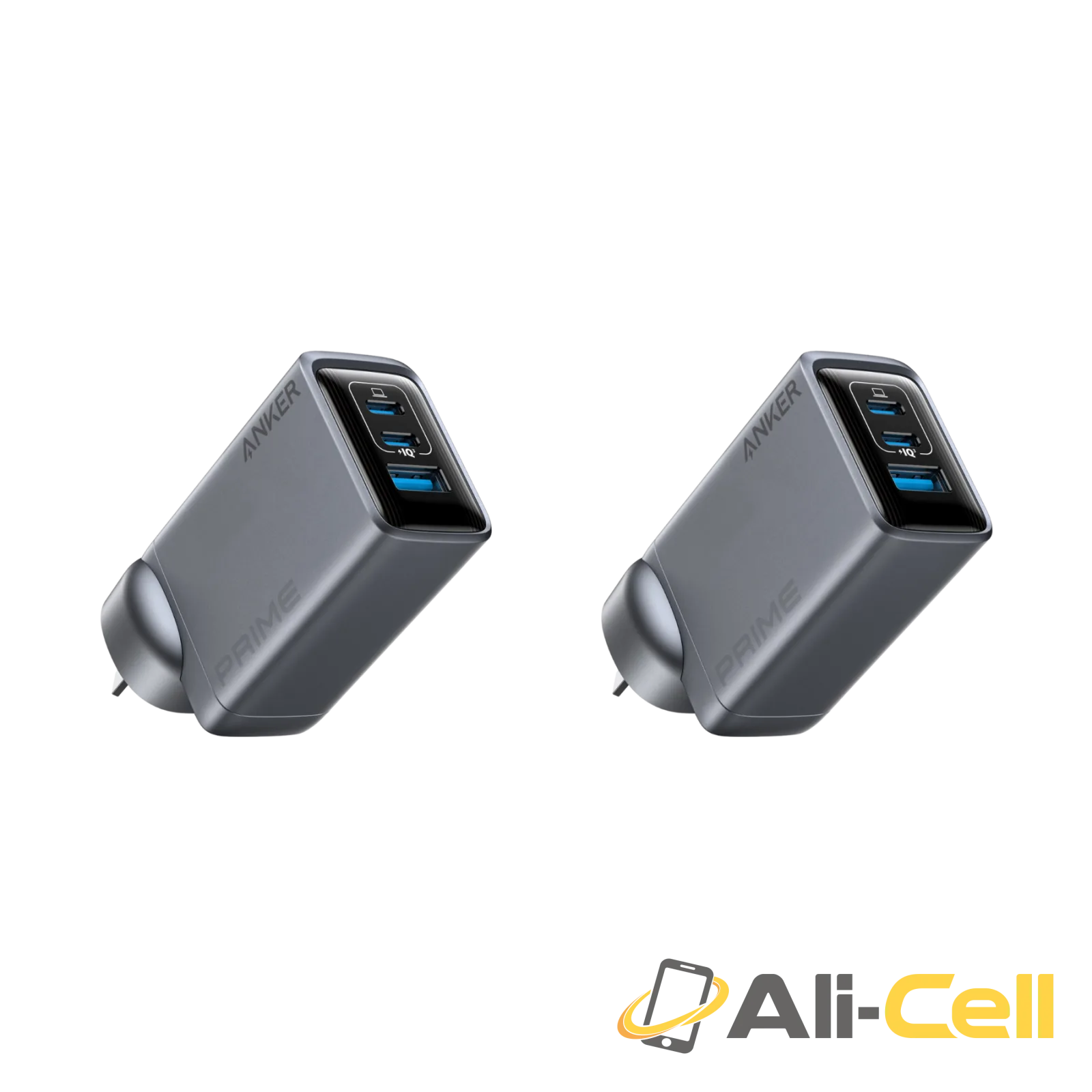 2x Anker Prime Charger (100W, 3 Ports, GaN)