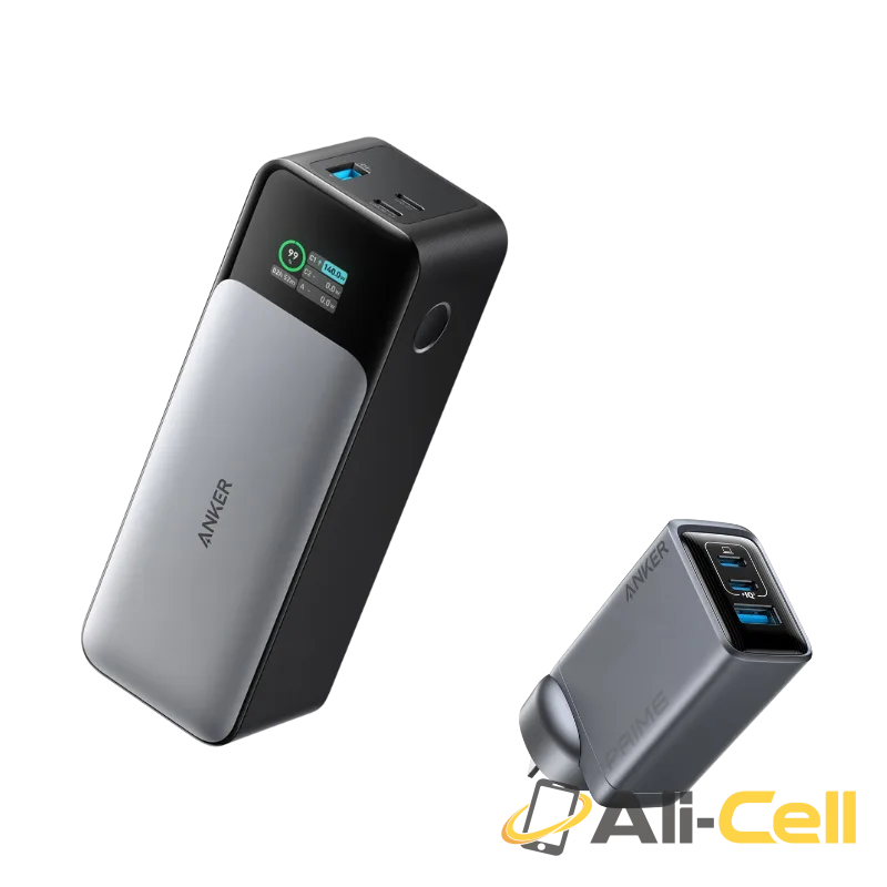 Anker 737 Power Bank (PowerCore 24K) and Anker Prime Charger (100W, 3 Ports, GaN)
