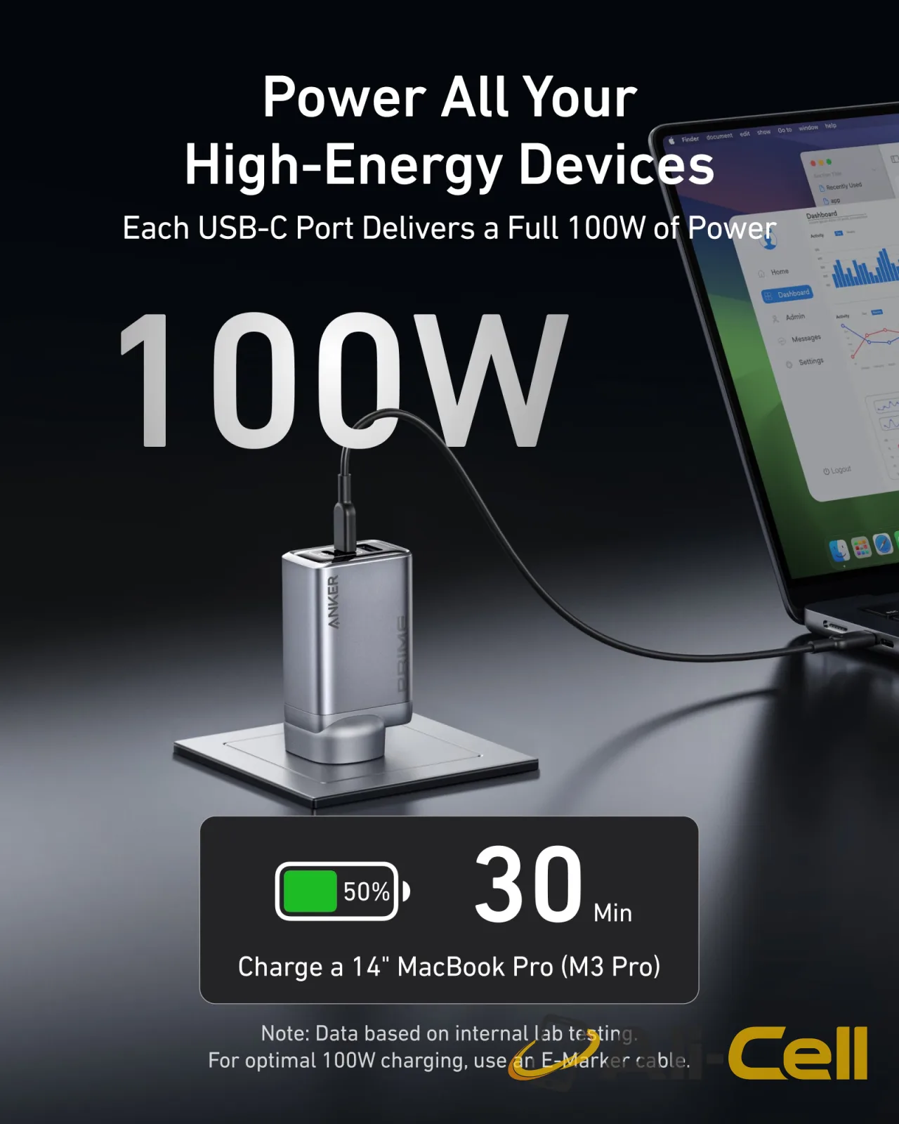 Anker 737 Power Bank (PowerCore 24K) and Anker Prime Charger (100W, 3 Ports, GaN) — 7