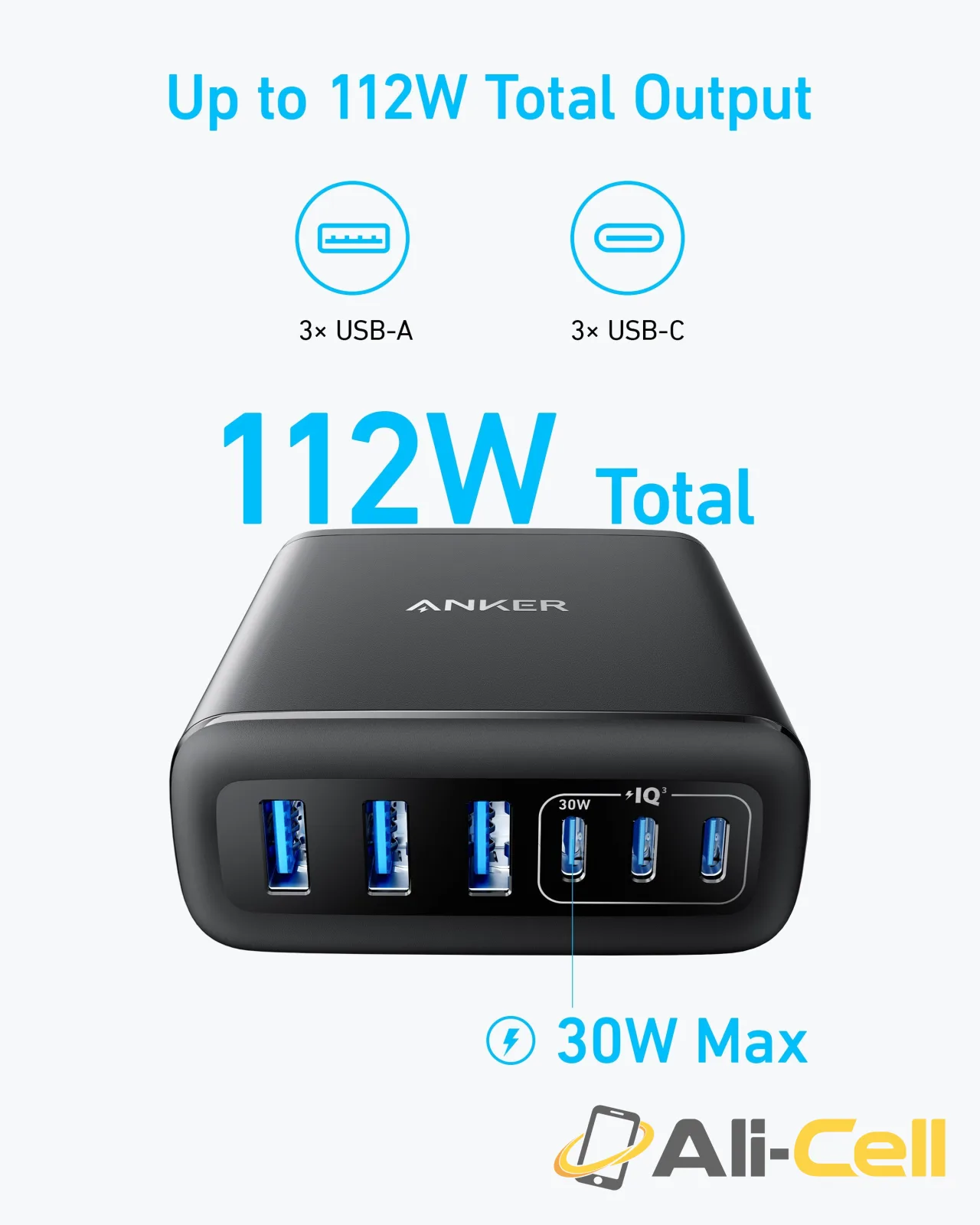 Anker Desktop Charger (112W, 6 Ports) — 2