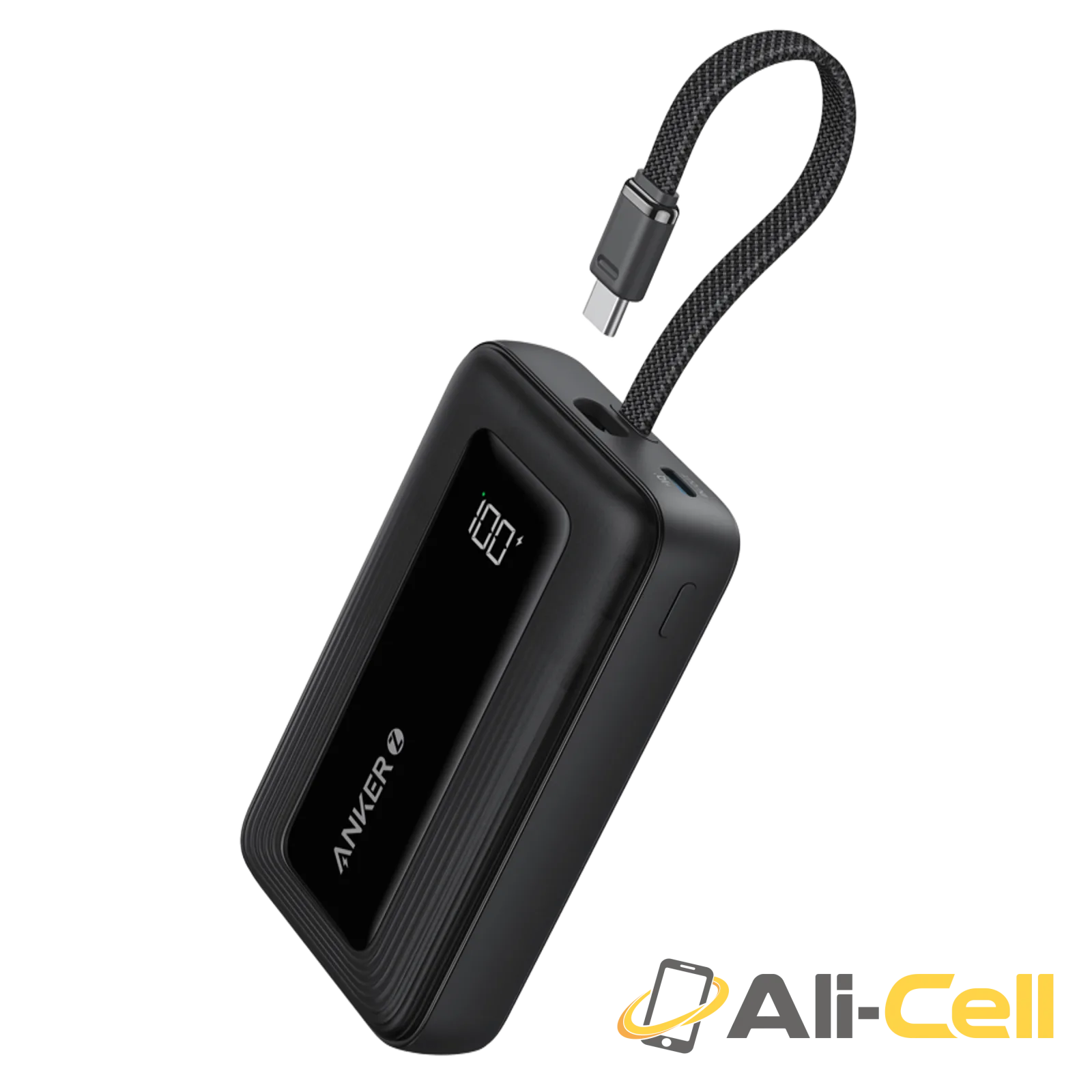 Anker Zolo Power Bank(20,000 mAh, Built-in USB-C Cable) (Blue) — 2