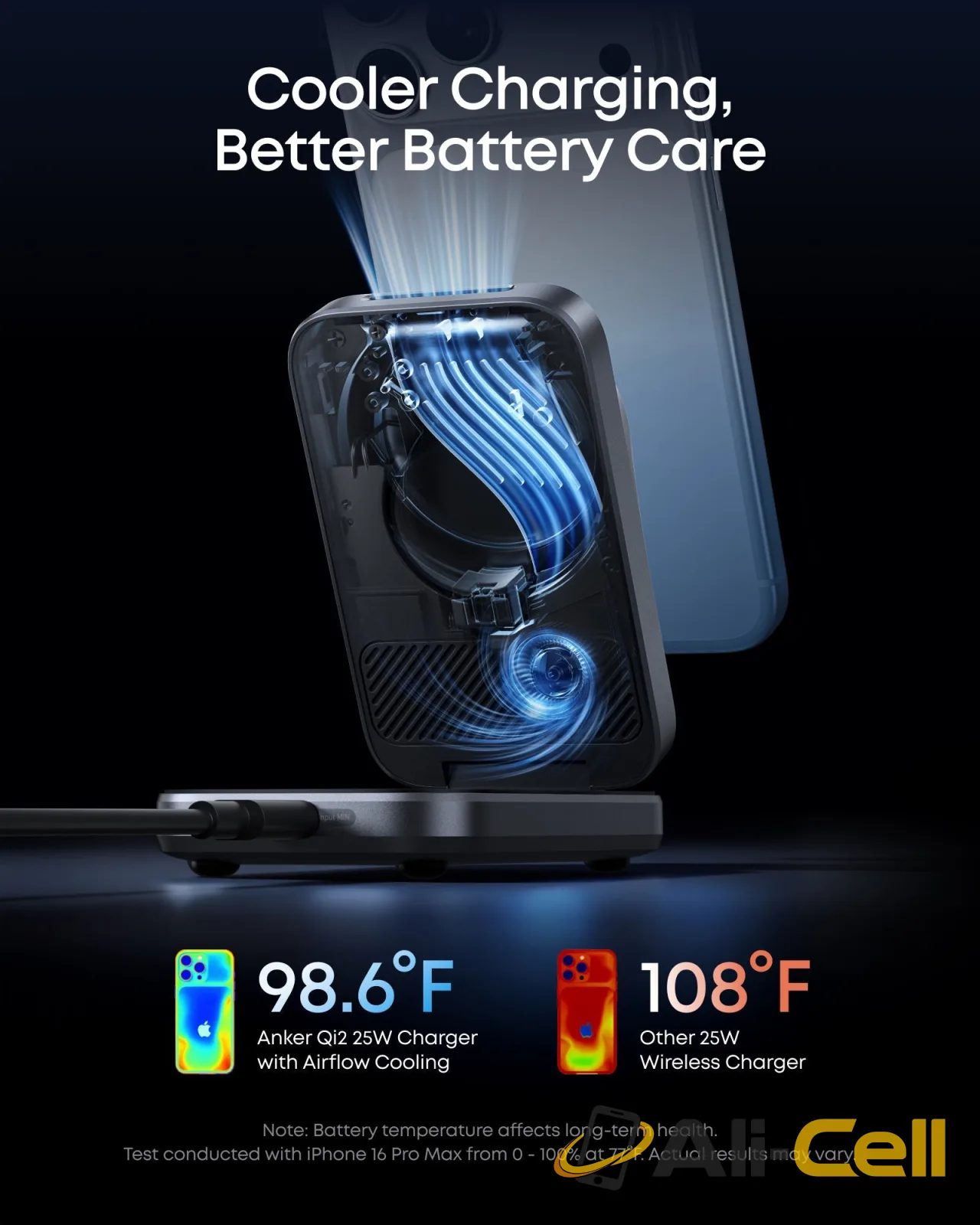 Anker Prime Wireless Charging Station (3-in-1, MagGo, AirCool, Foldable) — 4