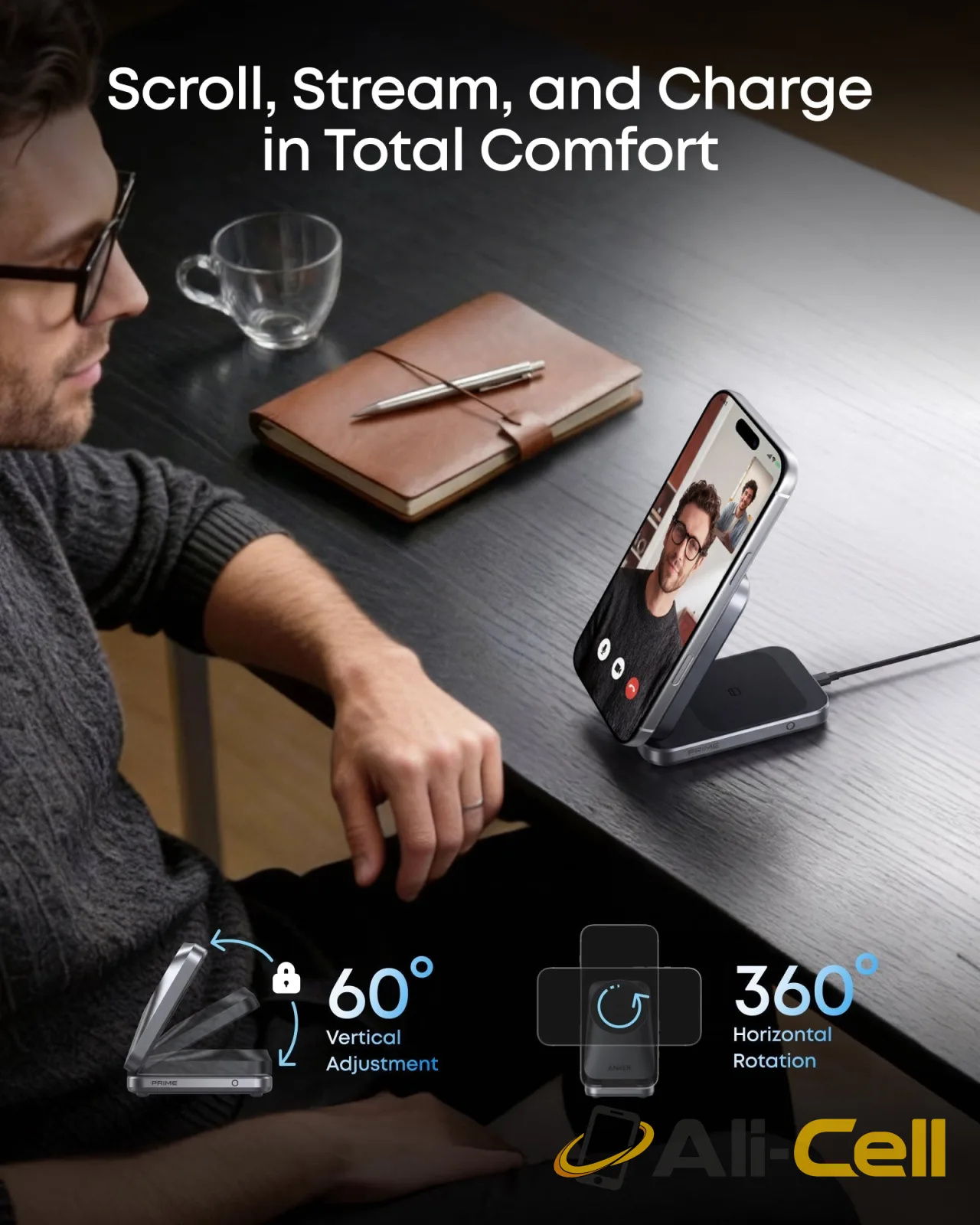 Anker Prime Wireless Charging Station (3-in-1, MagGo, AirCool, Foldable) — 6