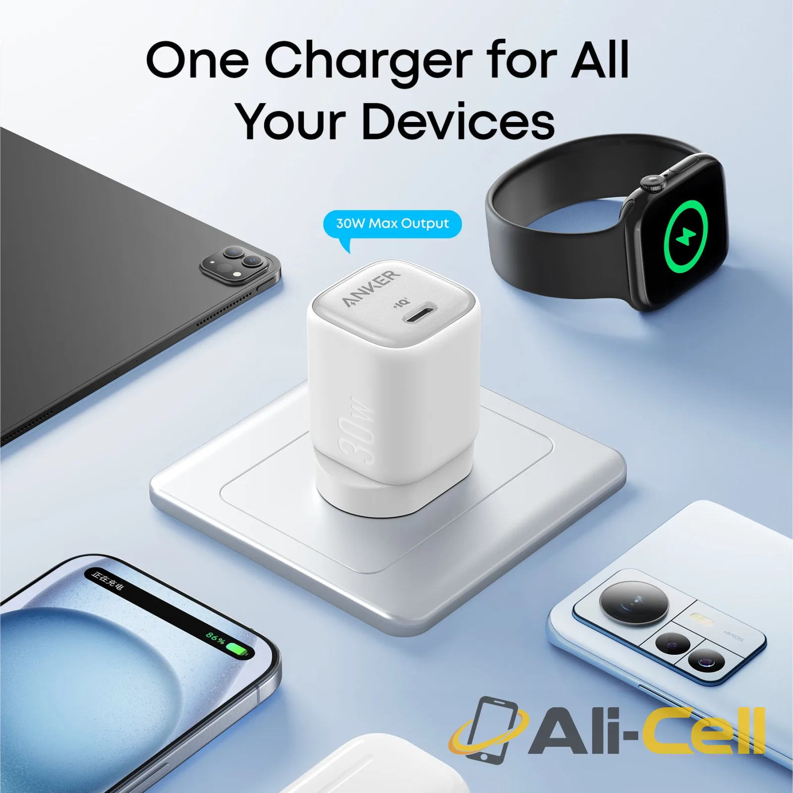 Anker Zolo 30W Compact Charger (USB-C, GaN) — 6