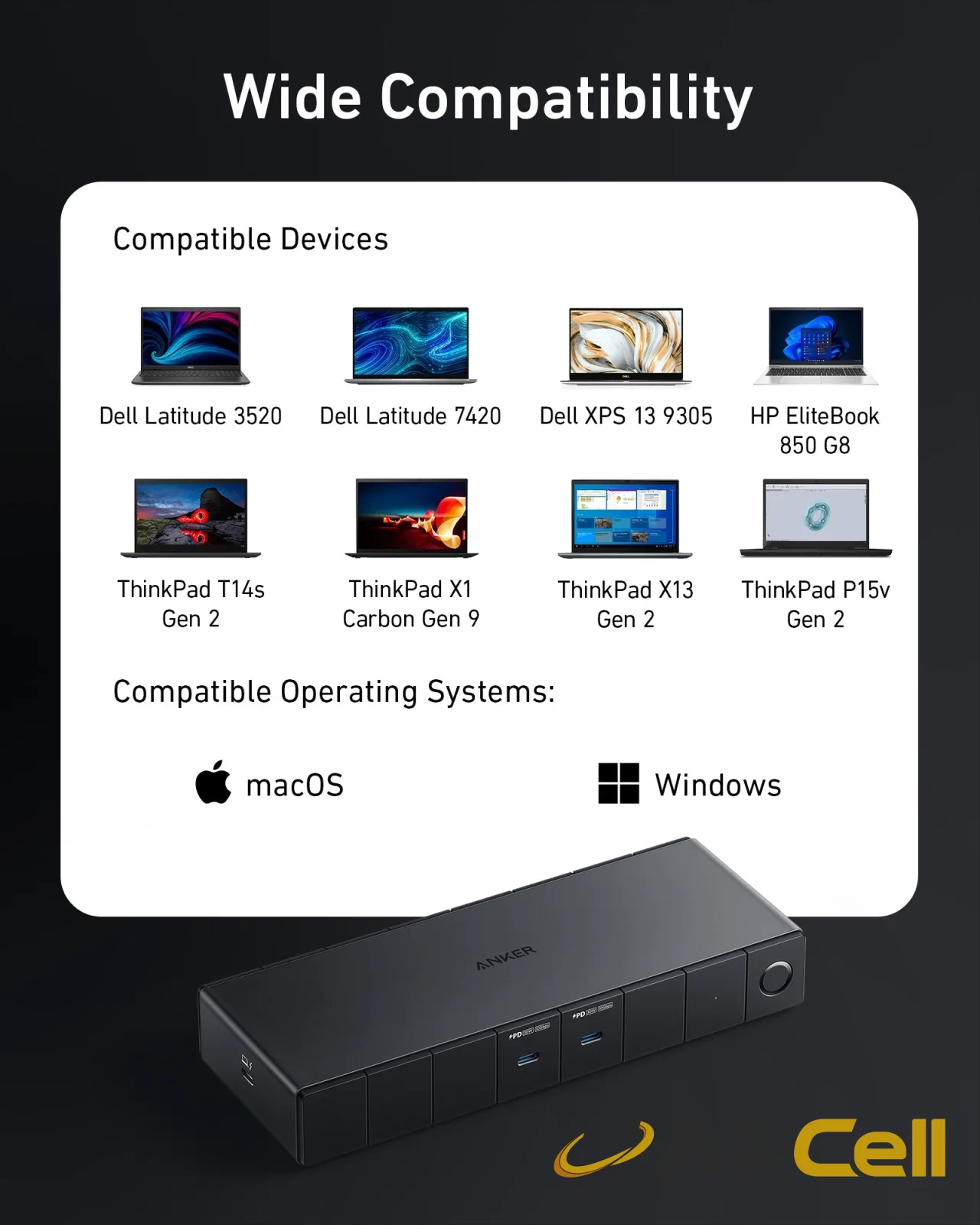 Anker 778 Thunderbolt Docking Station (12-in-1, Thunderbolt 4) — 7