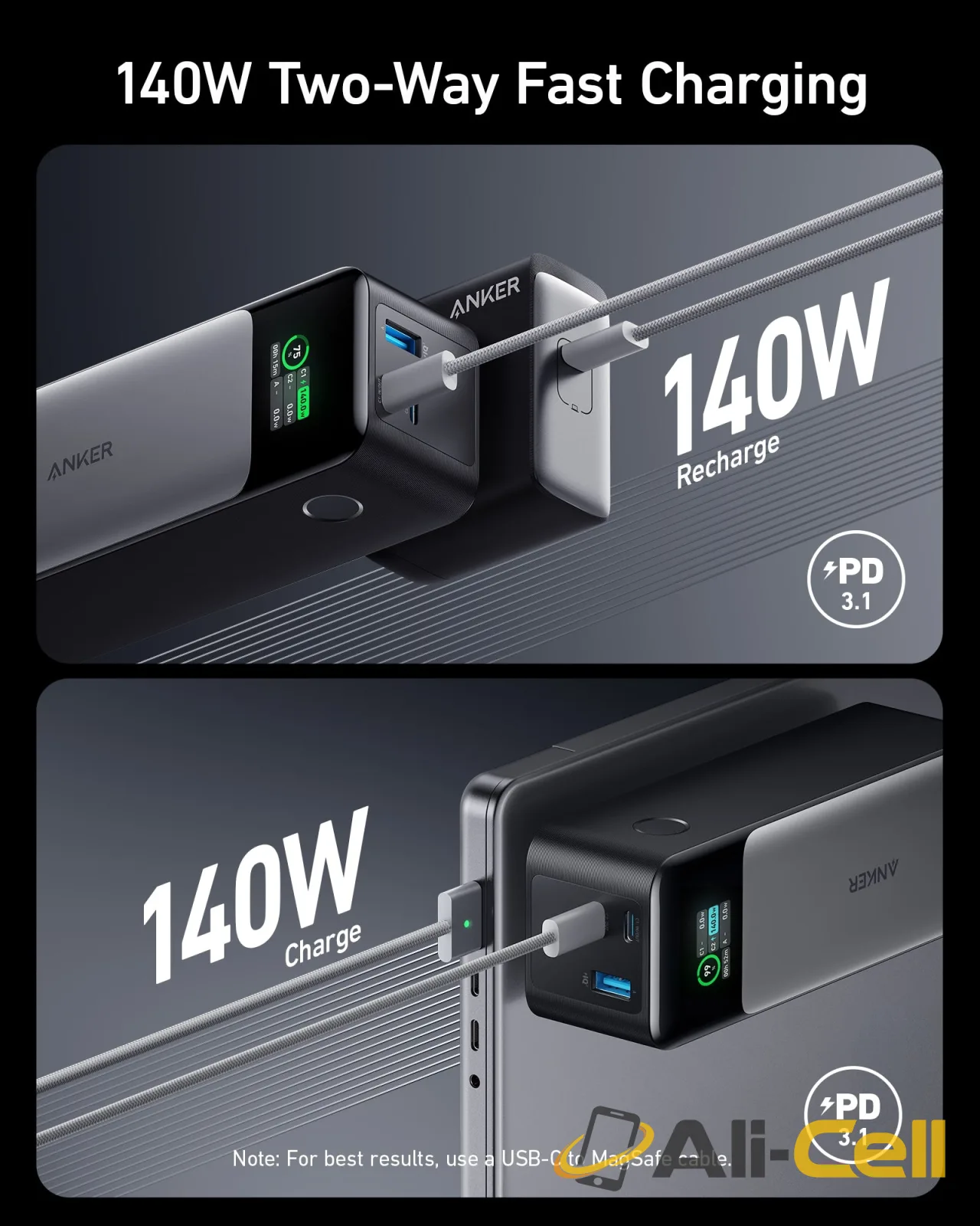 Anker 737 Power Bank (PowerCore 24K) and Anker 737 Charger (GaNPrime 120W) — 3