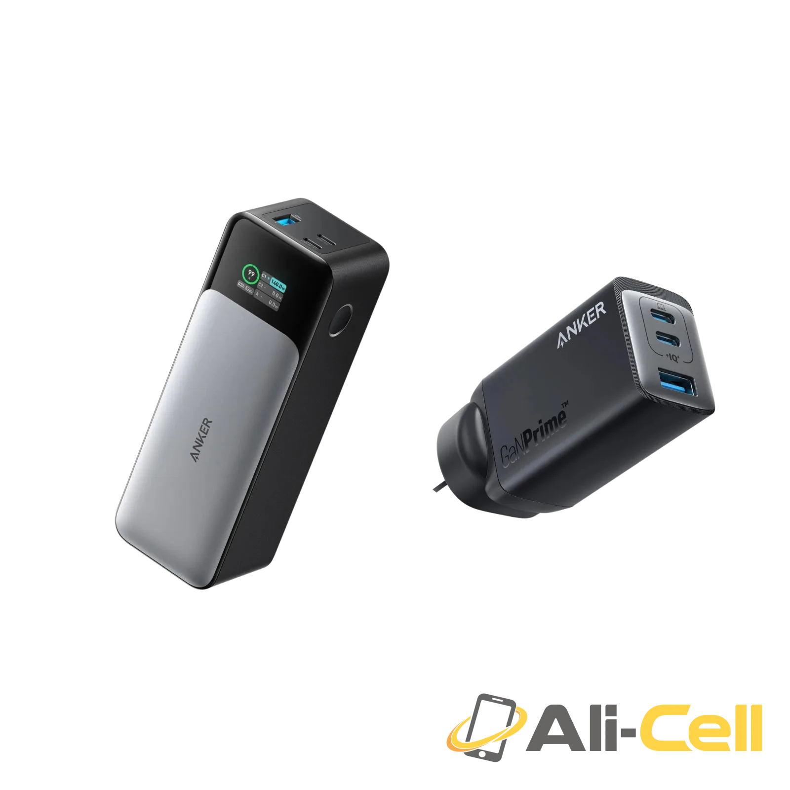Anker 737 Power Bank (PowerCore 24K) and Anker 735 Charger (GaNPrime 65W)