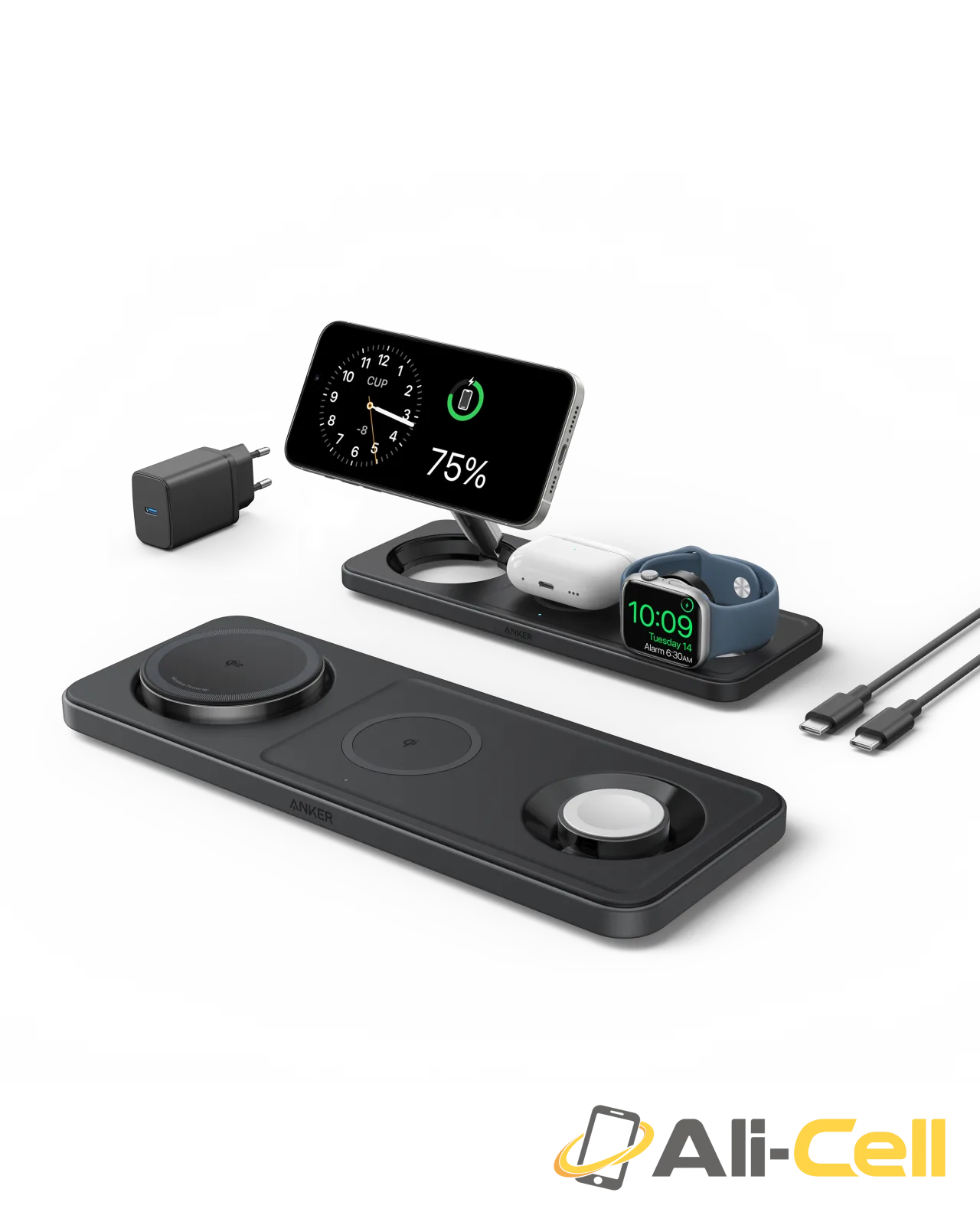 Anker MagGo Wireless Charging Station (3-in-1 Pad) and Anker MagGo Power Bank (10K) — 2