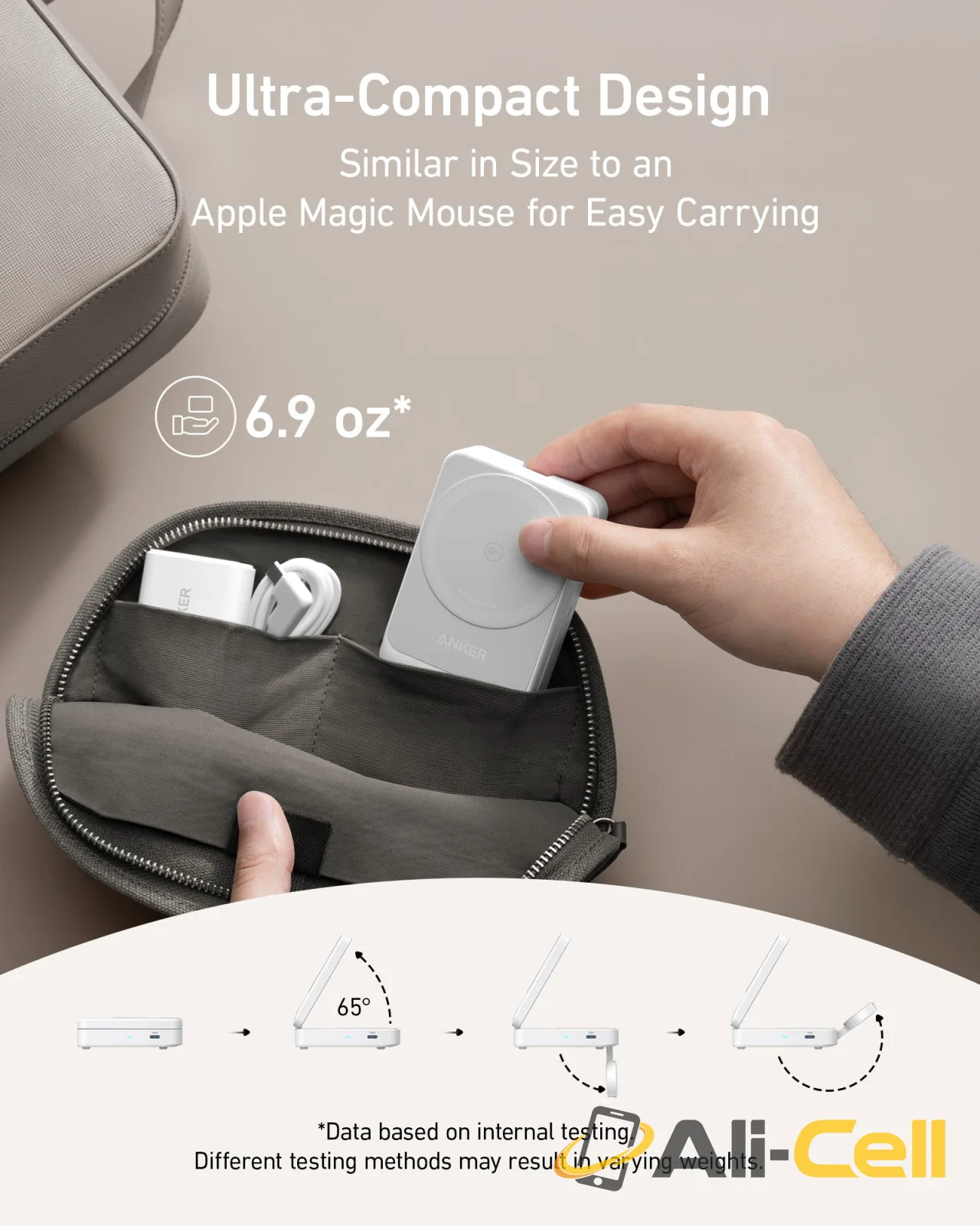 Anker MagGo Wireless Charging Station (Foldable 3-in-1) and Anker 735 Charger (GaNPrime 65W) — 8