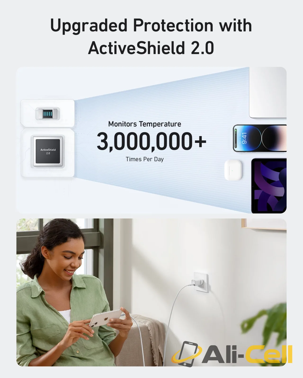 Anker 511 Charger (Nano 3, 30W) and Anker 322 USB-C to USB-C Cable — 4