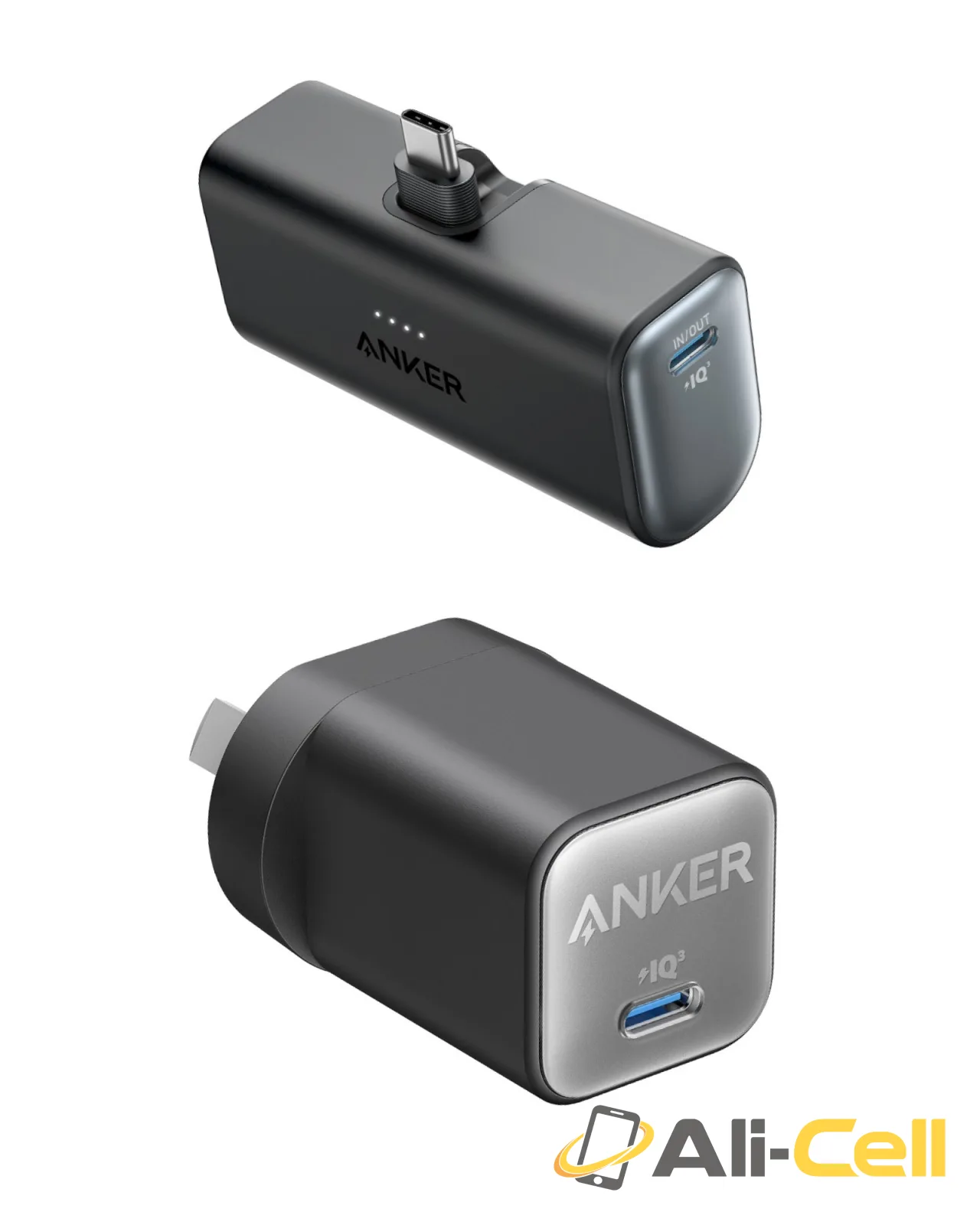 Anker Nano Power Bank and Anker 511 Charger (Nano 3, 30W)