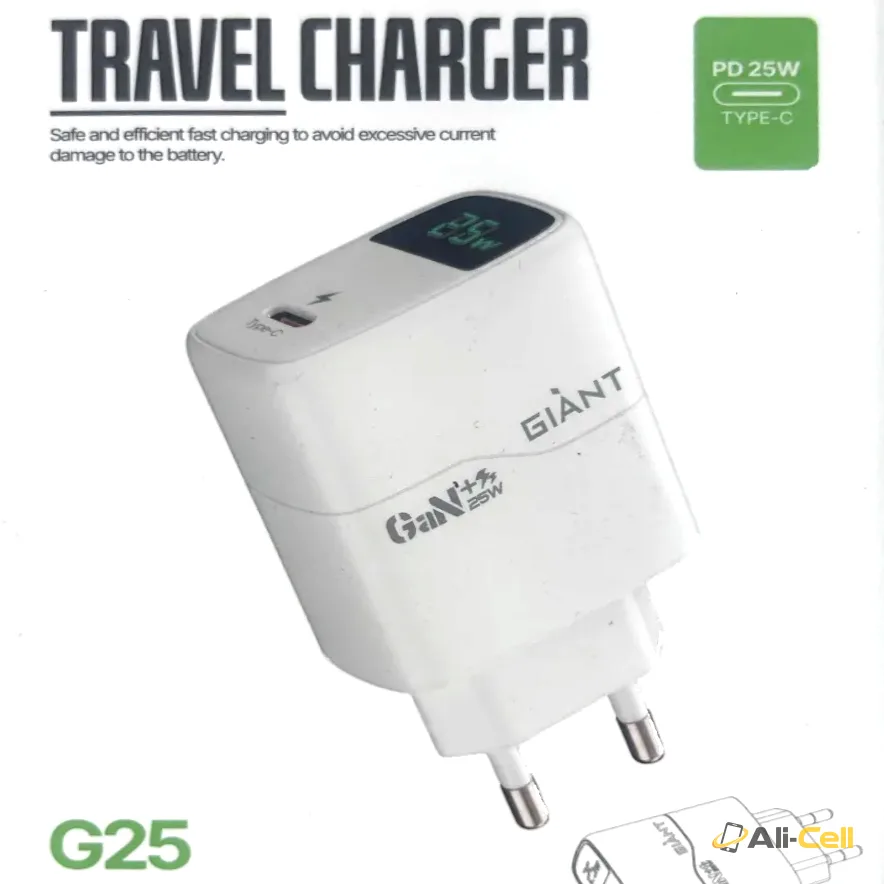 Travel Charger PD 25W USB-C to iPhone Lightning